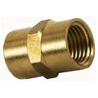 air compressor hose hex coupler, 1/4in.fpt x 1/4in.fpt