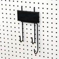 pegboard angle grinder hook, black