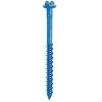 Hex Head Masonry Screws, 1/4in. x 2 3/4in. 25 Pk