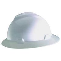 Full Brim Hard Hat, White