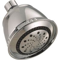 five spray victorain shower head, satin nickel