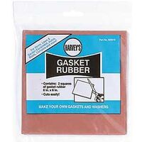 Rubber Gasket Kit, 6" x 6" Red