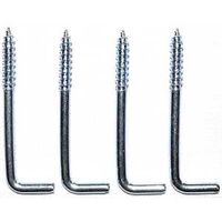 steel square bend hook zinc, 2 1/4in.