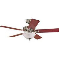 5845375 - 52IN CEILING FAN NICKEL W/LIGH