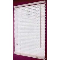 faux wood blinds, 24in. x 64in.