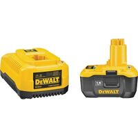 dewalt battery pack & charger, 18v