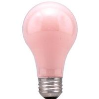 Soft Pink Incandescent Bulb, 60 Watt