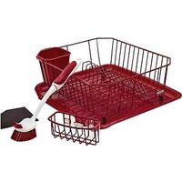 Sinkware Set, Red 5 Pc