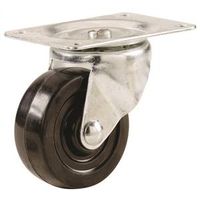 rubber wheel swivel, 5in.