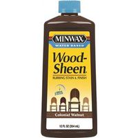 minwax water based wood sheen, 12 oz colonial walnut