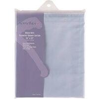 Shower Curtain White, 70in. x 72in.   