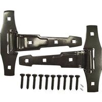 Ornamental T Hinge, 8in. Black