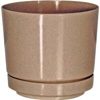 Full Depth Planter, 12" High Gloss Sand