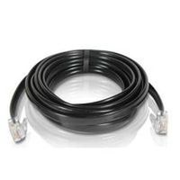 extension telephone cord, 7 black