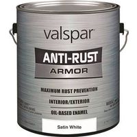 anti-rust interior exterior paint, 1 gal satin white