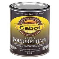 cabot oil based polyurethane, 1 qt satin
