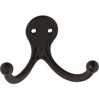 Double Pronge Robe Hook, Satin Bronze