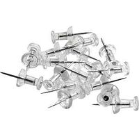 clear push pins        