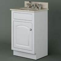 vanity 2 door white rta    