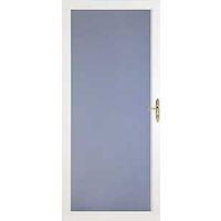 Glass Storm Door, 32" White