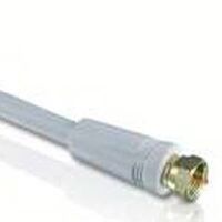 RG6 Quad Sheild Cable, 25' White 