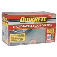 quikrete epoxy garage floor coating, gray