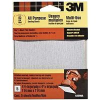 adhesive backed palm sanding sheet, fine 4 1/2in. x 4 1/2in.