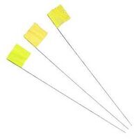 yellow stake flags, 100 pc