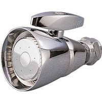showerhead brass with chrome fin 