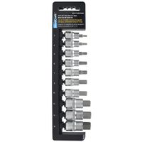 6002604 - 10PC 3/8, 1/2DR HEX SOCKET SET