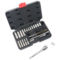 6006142 - 35PC 1/4DRIVE SOCKET SET SAE