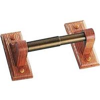 toilet paper holder, light oak