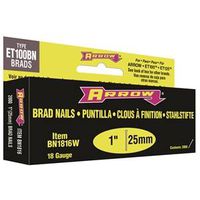 white brad nail, 1in.     