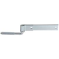 screw hook & strap hinge, 8in. zinc