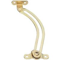 left handed friction lid support, brass