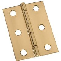 broad hinge, 2in. brass