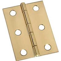 broad hinge, 2 1/2in. brass