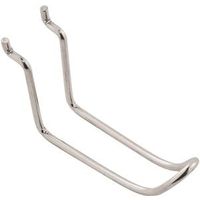 double loop peg hook, 3in.