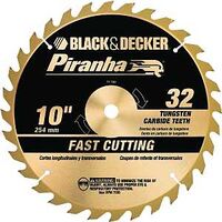 Piranha Saw Blade Card, 10in. x 32 Tooth