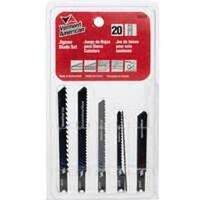 Jigsaw Blade Set, 20 Pc