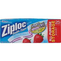 6048425 - QUART ZIPLOC STORAGE BAG