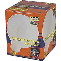 Globe White Bulb, 100 Watt     