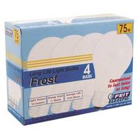 frosted incandescent bulbs, 75 watts