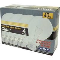 clear bulb, 40 watt 