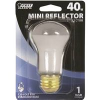 medium base reflector bulb, 40 watt  