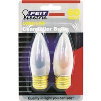torpedo frost medium base bulb, 60 watt 