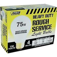 rough service bulb, 75 watt   