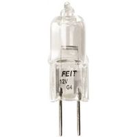 Feit Electric BPQ20T3 Dimmable Halogen Lamp, 20 W, 12 V, T3, Bipin G4, 2000 hr - Case of 6