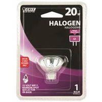 clear narrow spot bulb, 20 watt