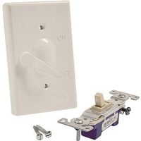 white single gang switch cover  